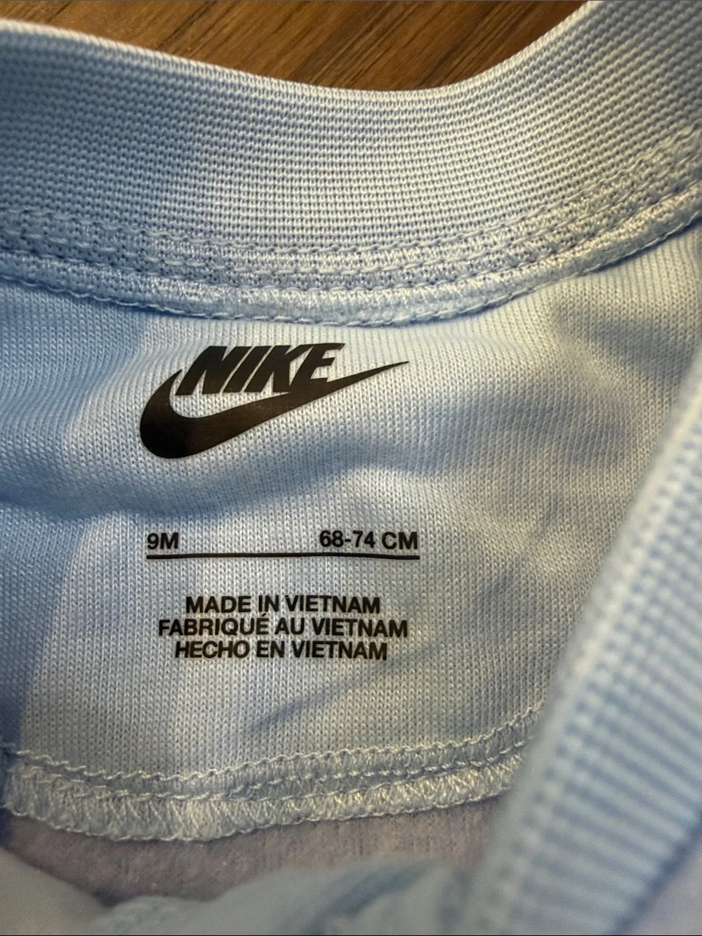 Nike Purple Ombre Footed One-Piece Baby Sleeper Size 9 Months NWT - C8-120